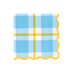 Pastel Plaids Large Napkins|Meri Meri