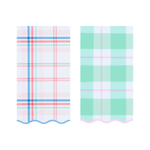Pastel Plaids Guest Towels|Meri Meri