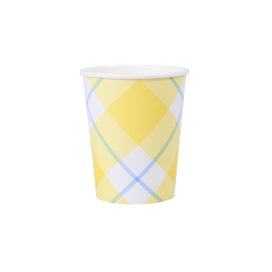 Pastel Plaids Cups|Meri Meri