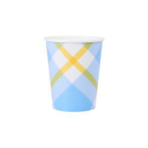 Pastel Plaids Cups|Meri Meri