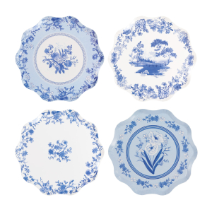 Blue And White Side Plates|Meri Meri