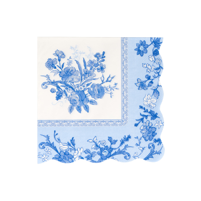 Blue And White Large Napkins|Meri Meri