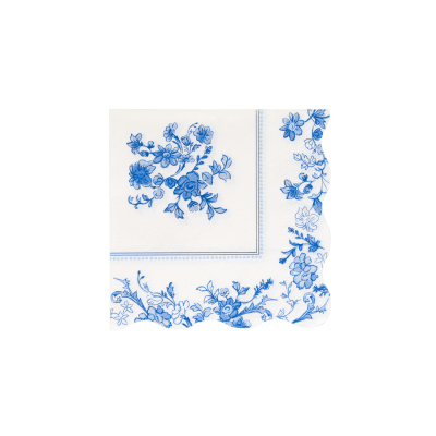 Blue And White Small Napkins|Meri Meri