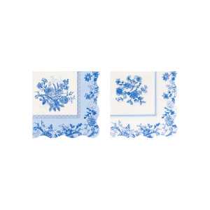 Blue And White Small Napkins|Meri Meri