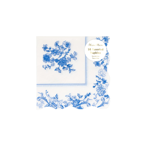 Blue And White Small Napkins|Meri Meri