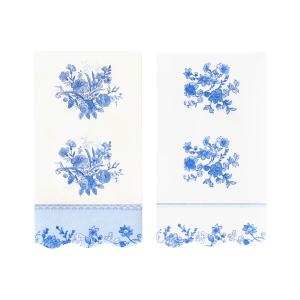 Blue And White Guest Towels|Meri Meri