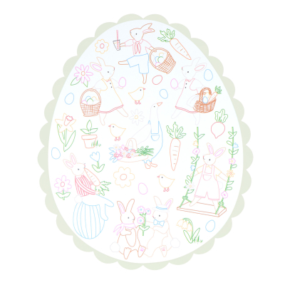 Easter Colouring Paper Placemats|Meri Meri