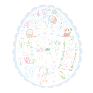 Easter Colouring Paper Placemats|Meri Meri