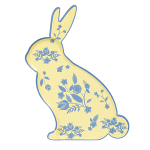Vintage Botanical Bunny Shaped Plates|Meri Meri