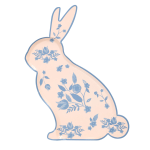 Vintage Botanical Bunny Shaped Plates|Meri Meri
