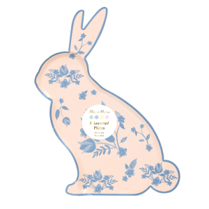 Vintage Botanical Bunny Shaped Plates|Meri Meri