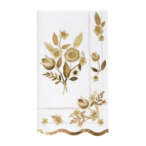 Gold Vintage Botanical Guest Towels|Meri Meri