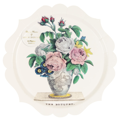 Meri Meri x John Derian Bouquet Large Plates|Meri Meri