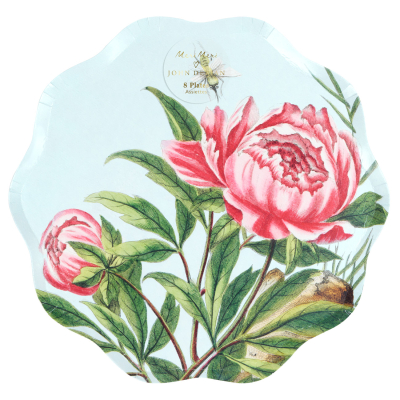 Meri Meri x John Derian Peony Dinner Plates|Meri Meri