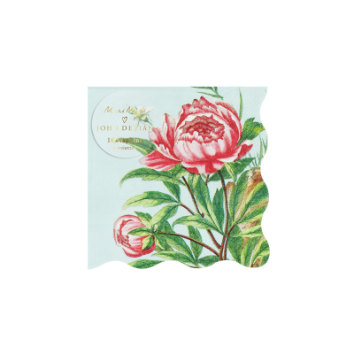 Meri Meri x John Derian Peony Small Napkins|Meri Meri