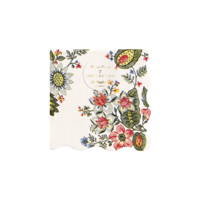 Meri Meri x John Derian Folk Flowers Small Napkins|Meri Meri