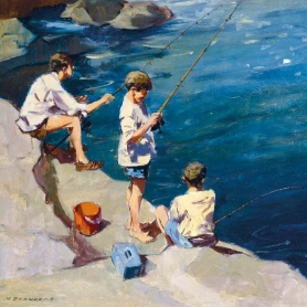 Boys Fishing