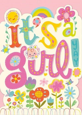 Its A Girl Card|Peaceable Kingdom