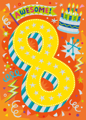 8 Year Old Card|Peaceable Kingdom