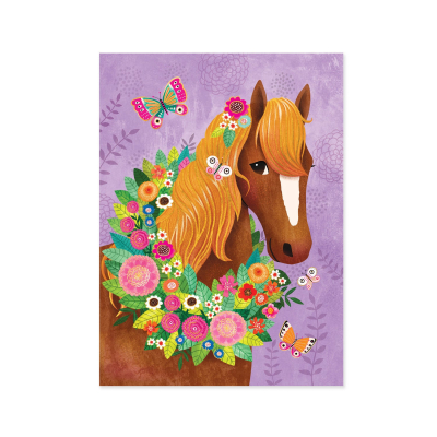 Horse And Butterfly Card|Peaceable Kingdom