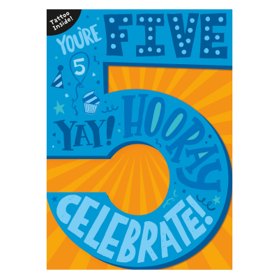 Happy Birthday Im 5 Card|Peaceable Kingdom