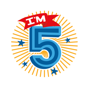 Happy Birthday Im 5 Card|Peaceable Kingdom