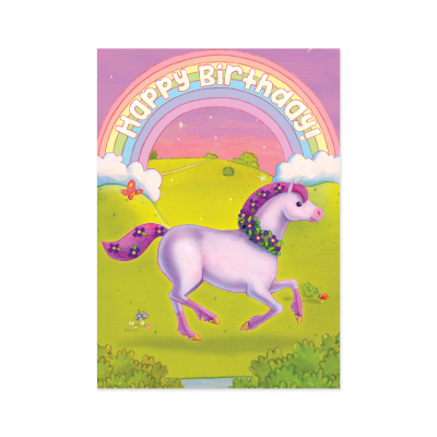 Rainbow Unicorn Card|Peaceable Kingdom