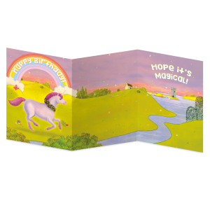 Rainbow Unicorn Card|Peaceable Kingdom
