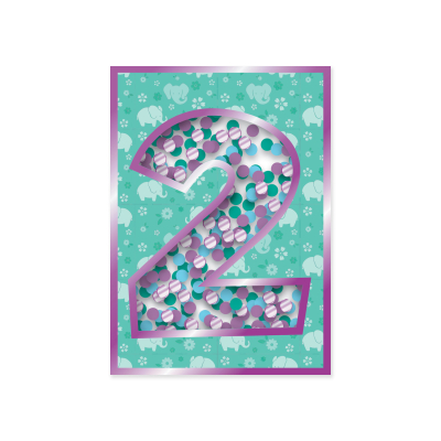 Age 2 Card|Peaceable Kingdom