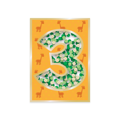 Age 3 Card|Peaceable Kingdom