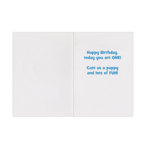 Puppy 1 Year Old Card|Peaceable Kingdom