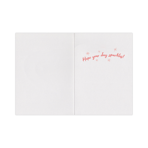 Candle In Slice Of Birthday Cake Card|Peaceable Kingdom