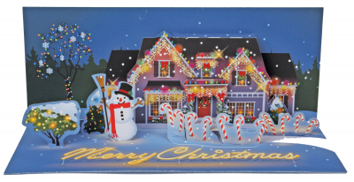 Holiday Lights With Light|Up With Paper