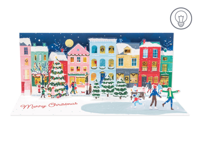 Main Street With Light|Up With Paper