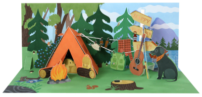 Camping With Dad|Up With Paper