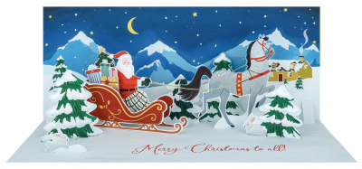 One Horse Open Sleigh With Sound|Up With Paper