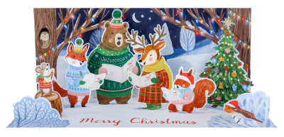 Caroling Critters With Sound|Up With Paper