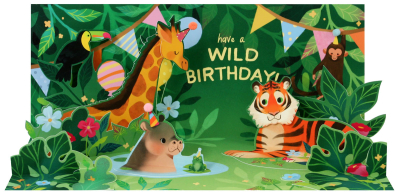 Wild Birthday Animals|Up With Paper