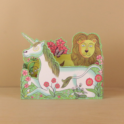 Lion And Unicorn Die Cut|Art Angels