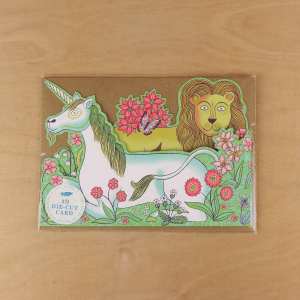 Lion And Unicorn Die Cut|Art Angels