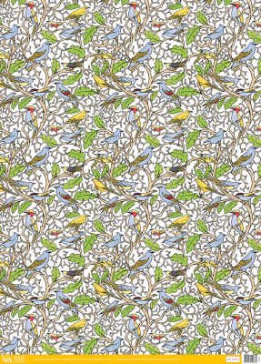 SHEET WRAP Voysey Birds