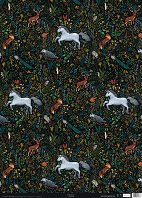 SHEET WRAP Enchanted Forest