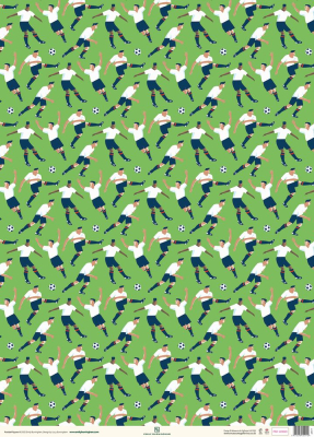 SHEET WRAP Football Figures