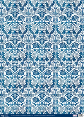 SHEET WRAP Blue Birds