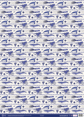 SHEET WRAP Sea Creatures