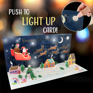 Santas Sleigh Advent Boxed Card|Up With Paper