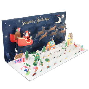 Santas Sleigh Advent Boxed Card|Up With Paper