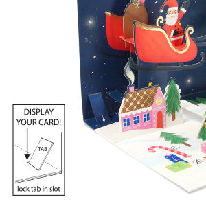 Santas Sleigh Advent Boxed Card|Up With Paper