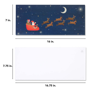 Santas Sleigh Advent Boxed Card|Up With Paper