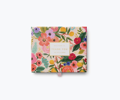 Garden Party Thank You Keepsake Card Box|Rifle Paper